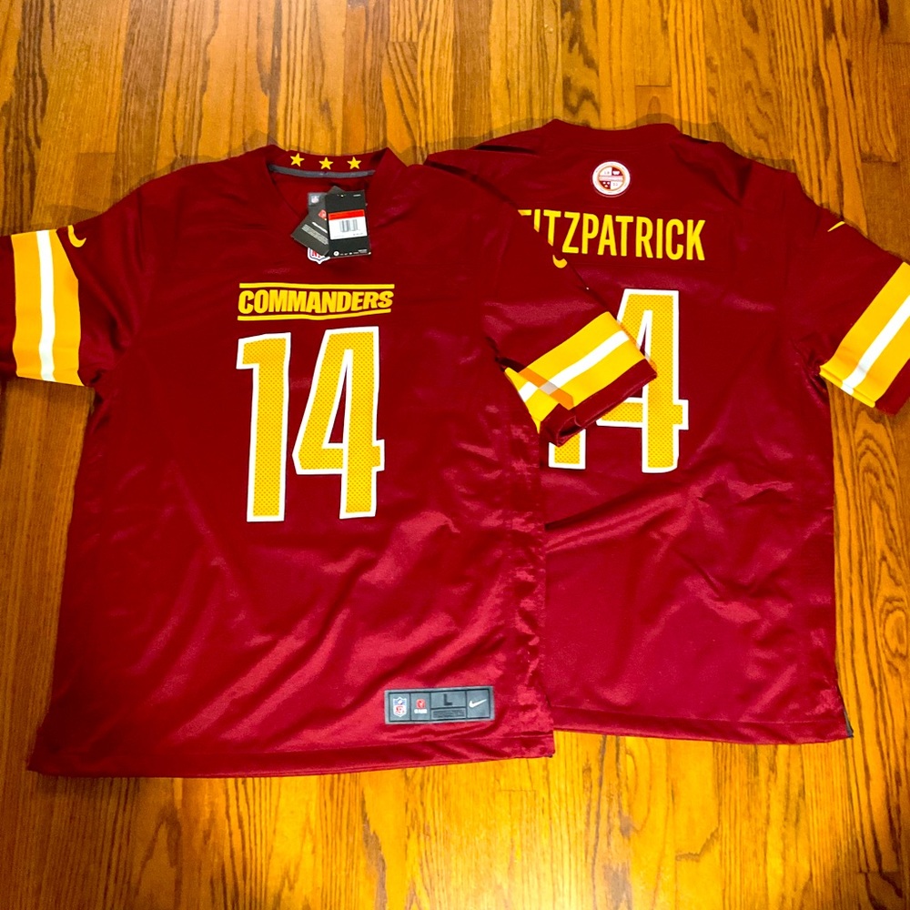 NEW Nike Washington Commanders Ryan Fitzgerald Football Jersey Men’s Size Large